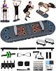 BOOSTEADY Portable Home Gym Equipment,Push Up Stands With 4 Exercise Bands,27-in-1 Press Up Board Handles For Men Women Youth Gifts Home Workouts Strengthen Muscles