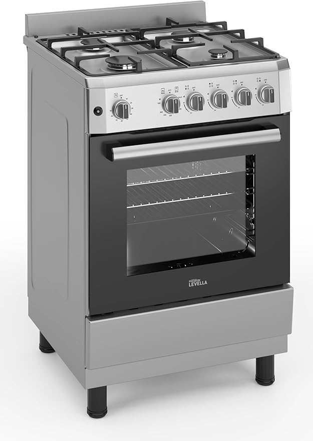 PremiumLevella 24" Gas Range with 4 Burners and 2.7 Cu. Ft. Oven Capacity (Stainless)