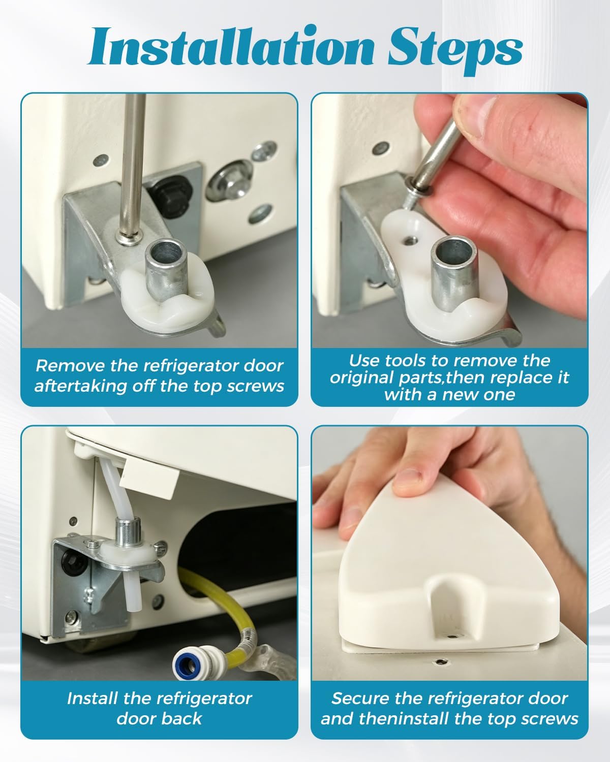 7014650 Refrigerator Door Cam Closer Fit for Sub Zero Refrigerator 201R 201FD 201RIM 2011ICE 2711 2811 501R 501F 511 550 550SS 611650 611-2 650-2 801, Replace APS 5028