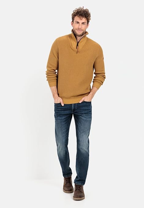 Cardigan Camel Active France Paris - Zip Homme Noir