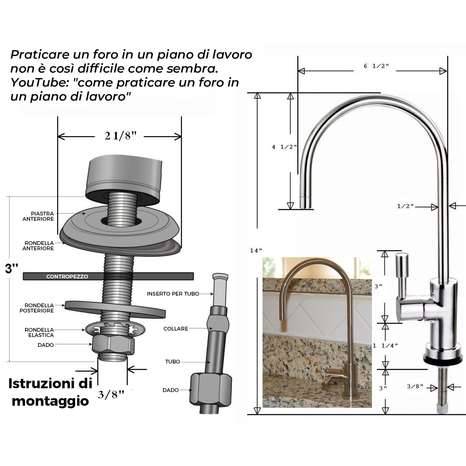 iSpring RCC1UP-AK 100GPD Filtrazione dell'acqua a Osmosi Inversa a 7 Stadi Sotto Lavello, con Remineralizzazione Alcalina, Pompa Booster e Filtro UV Ultravioletto