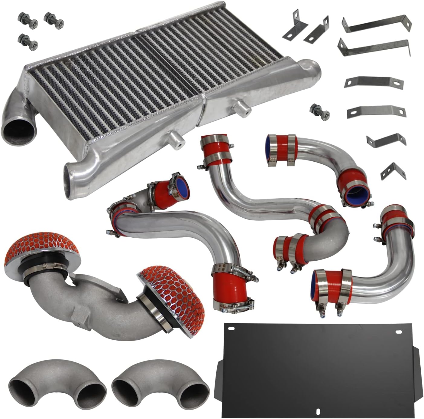 Intercooler Kit pipe kit fits for Nissan 300Zx Twin Turbo Fairlady Z32 Vg30Dett Red