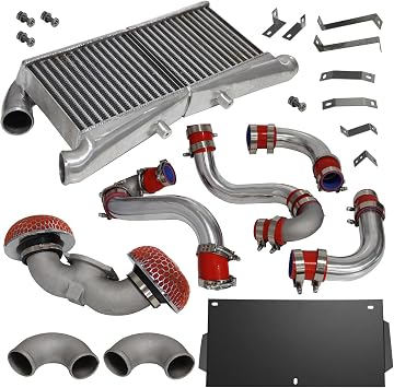 Intercooler Kit pipe kit fits for Nissan 300Zx Twin Turbo Fairlady Z32 Vg30Dett Red