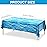 Irenare 3 Pieces Ocean Waves Plastic Tablecloth 54 x 108 Inch Ocean Table Cover Water Print Table Cover Sea Tablecloth Blue for Beach Pool Birthday Party Decoration Shower Supplies