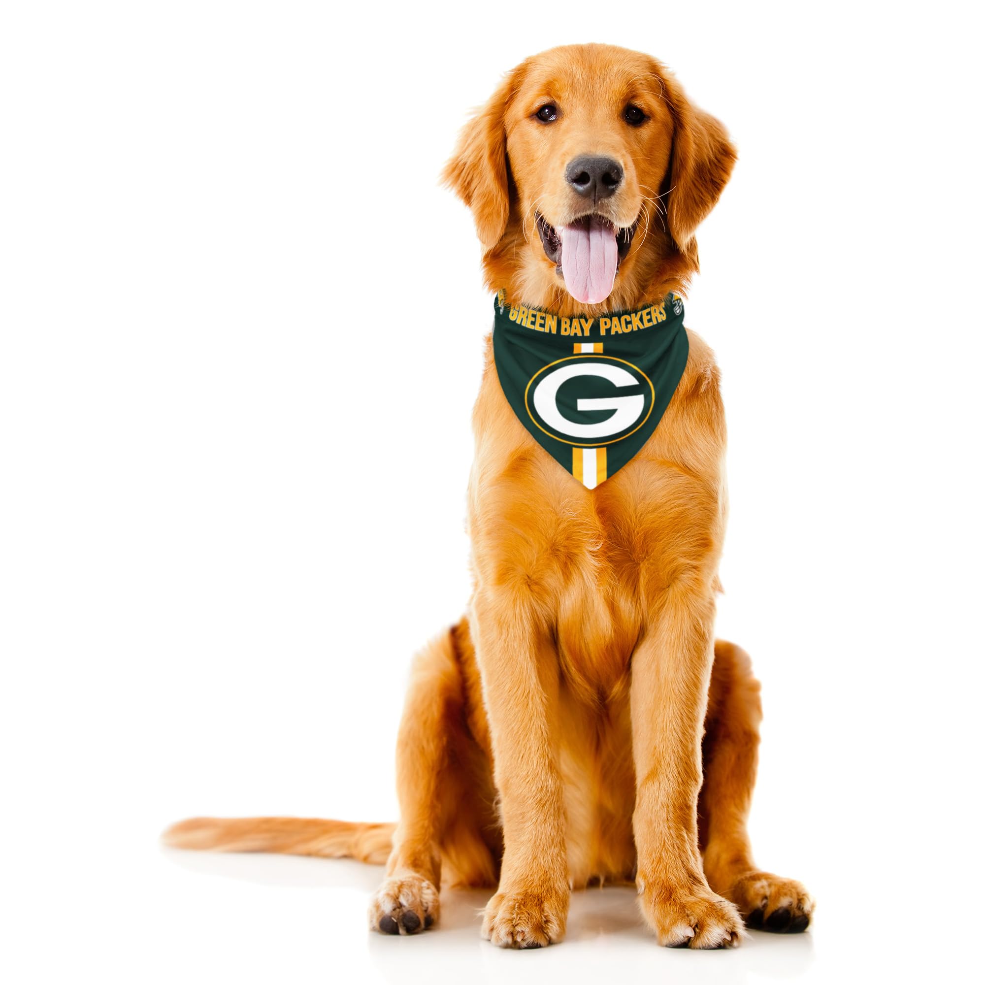 Little Earth Productions Littlearth Green Bay Packers NFL Pet Bandana