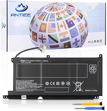 ANTIEE PG03XL Laptop Battery for HP Pavilion Gaming 15-dk0 15-dk1 15-dk2 15-ec0 15-ec1 15-ec2 15-dk0015la 16-a0 15-dk0001la 15-dk0007ng HSTNN-DB9G L48430-2C1 L48430-2B2 PG03052XL