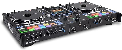 Miniatura 16 de RANE SYSTEM ONE Controlador de DJ motorizado todo en uno con sistema operativo DJ motor, mezcla perfecta en 2 cubiertas, Stems FX, Serato DJ,
