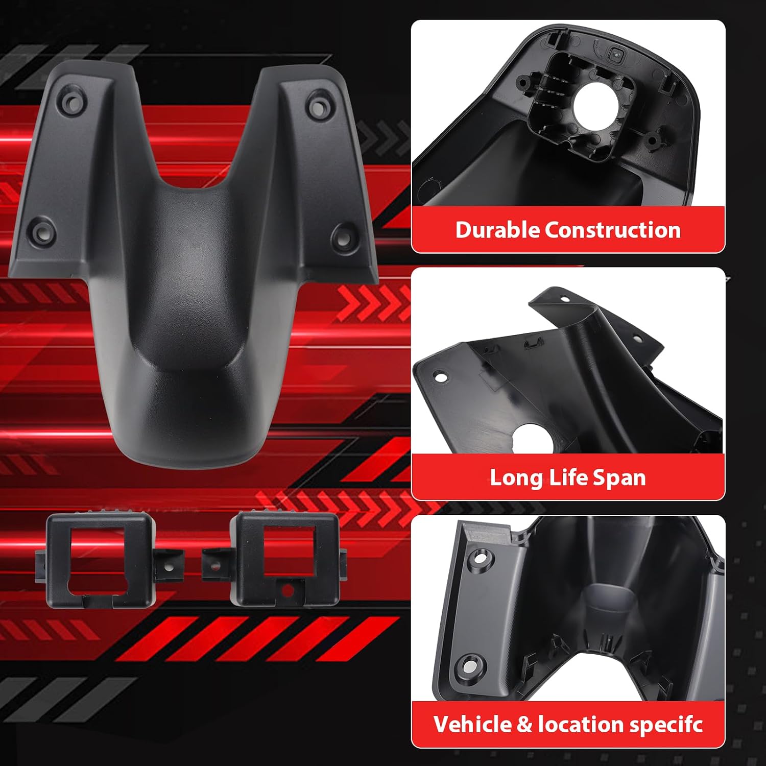 A907820120 Rear Camera Housing Frosted Texture Compatible with Mercedes Benz Sprinter 1500 2500 3500 Freightliner Sprinter 1500 2500 3500