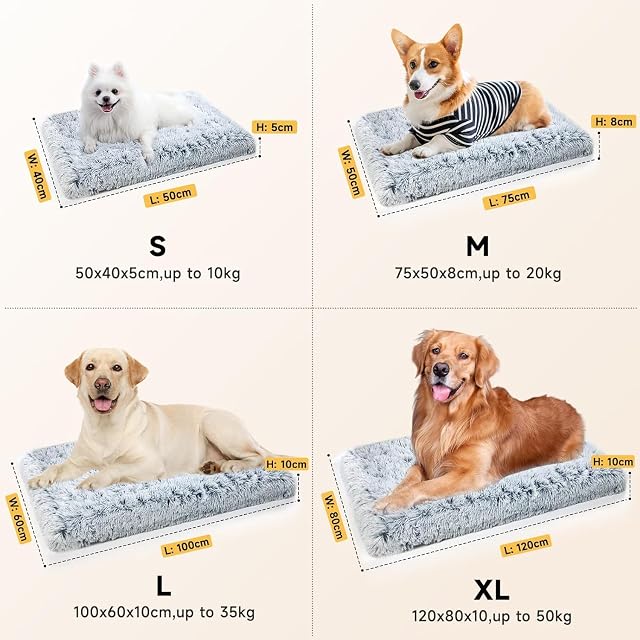 Foto 6 de 8 de DONWEI Cama Perros Pequeña 75CM Lavable Descanso Interior Mascotas