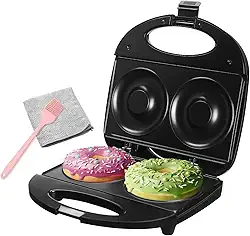 Máquina De Donuts Extra Grande De 100mm 2 Em 1 750w (220V)
