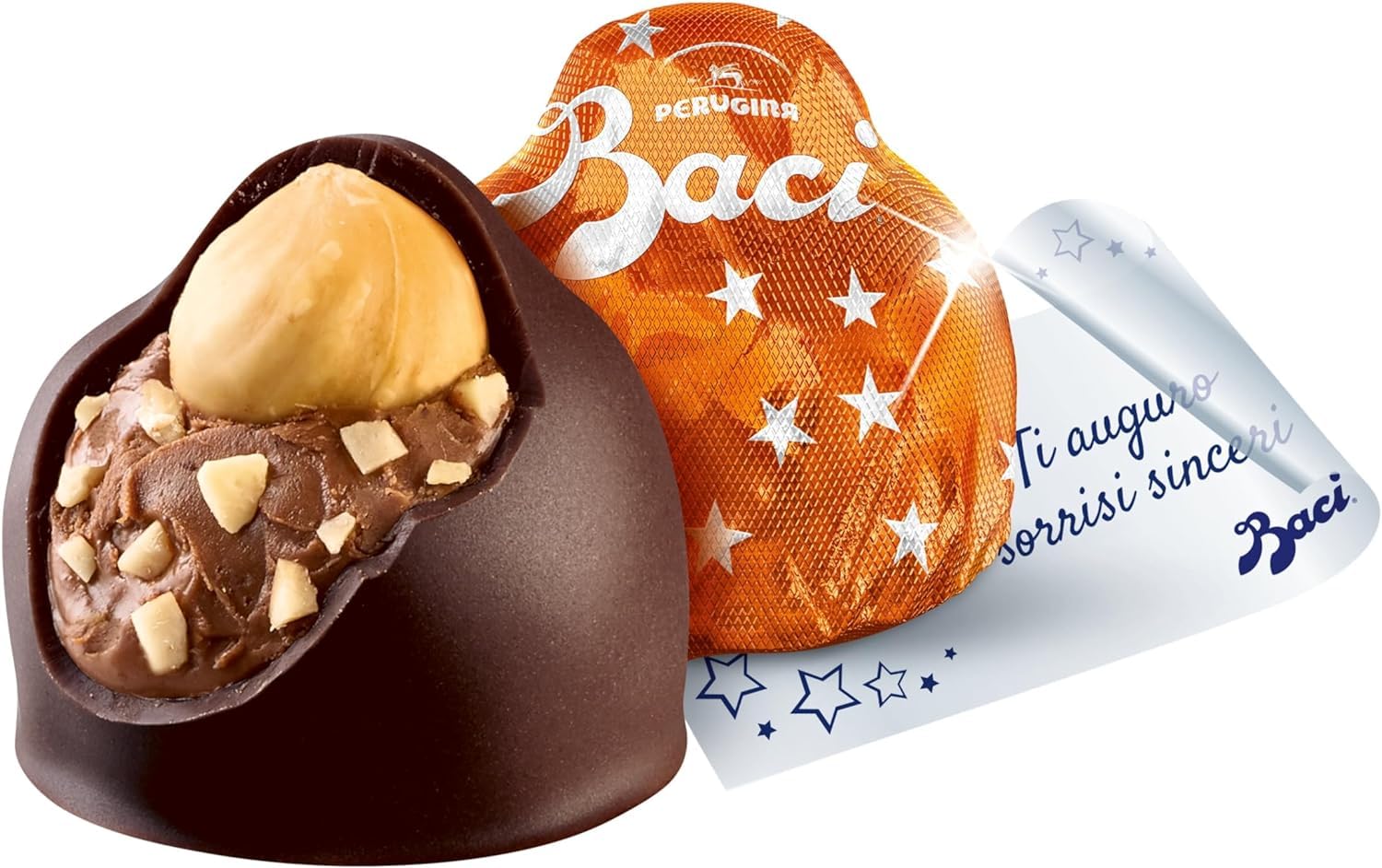 6x BACI PERUGINA Gusto Amaretto Dunkle Schokolade gefüllt mit Gianduia- und Amaretto-Keks Geschmack,150g Box + Italian Gourmet Polpa di Pomodoro 400g Dose