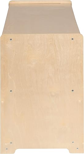 Miniatura 72 de Flash Furniture Hercules Series - Gabinete de almacenamiento de madera de 5 secciones para aula, gabinete de almacenamiento para aula escolar con 5