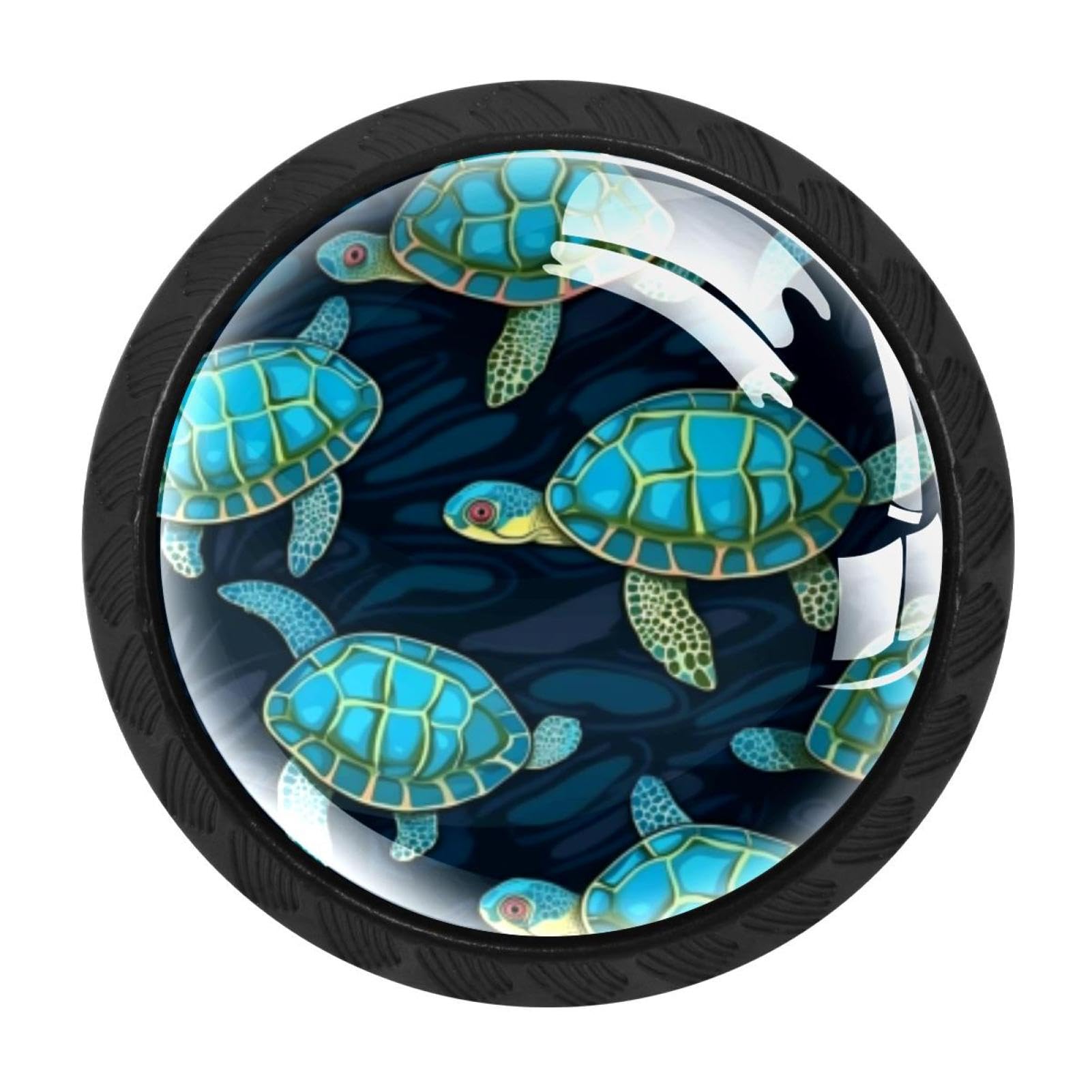 Chenzzzz Multicolored 05 4 Pieces Kitchen Cabinet Knobs Sea Turtle Drawer Knobs Dresser Knobs Drawer Pulls Door Knobs Dresser Drawer Handles Knobs For Dresser Drawers