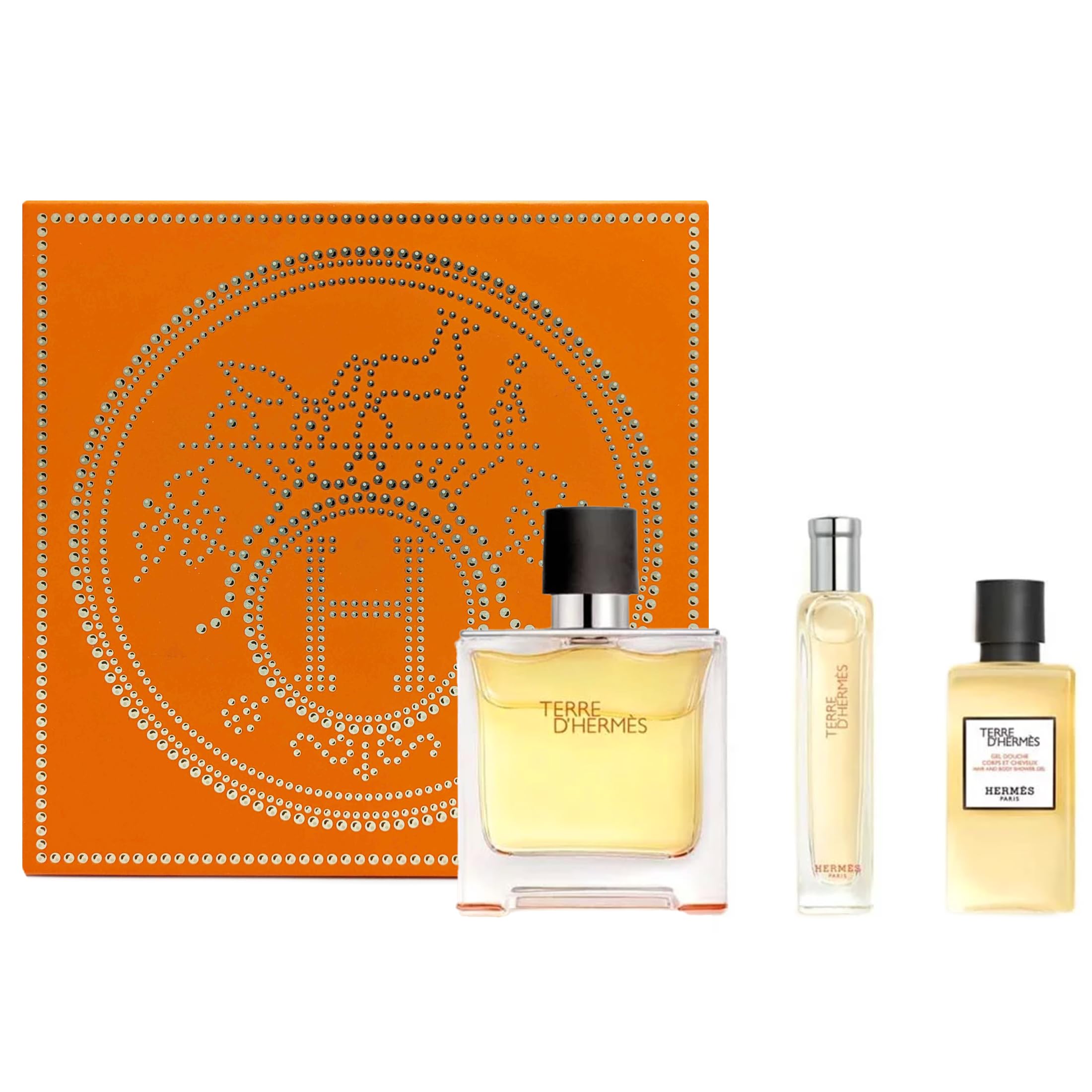 Amazon.com : Hermes Terre d'Hermes Gift Set for Men (Eau de Parfum