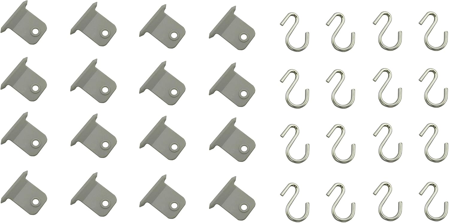 READY Awning Hangers Canopy S Hook Set Awning S Hook Hangers for Motorhome Caravan Campervan (16 PCS)
