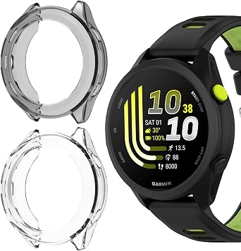 TPU Case for Garmin Forerunner 70 - Transparent Black & Transparent
