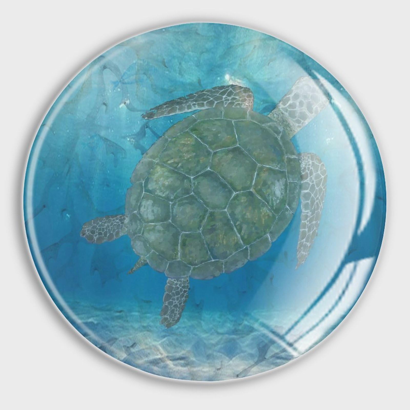 Aimants de réfrigérateur tortue pieuvre crabe aimant de lave vaisselle en verre