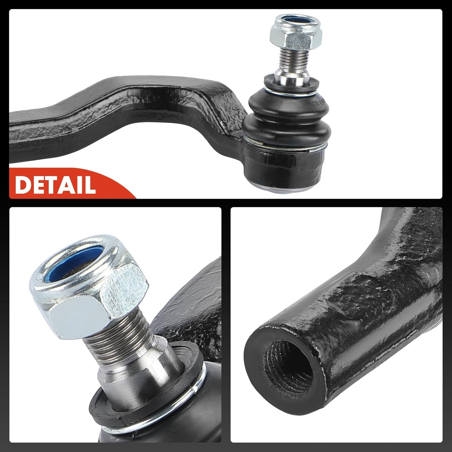 A-Premium 2 x Front Outer Tie Rod Ends, Compatible with Mercedes-Benz E320 1998-2003, E430 2000-2002, AWD