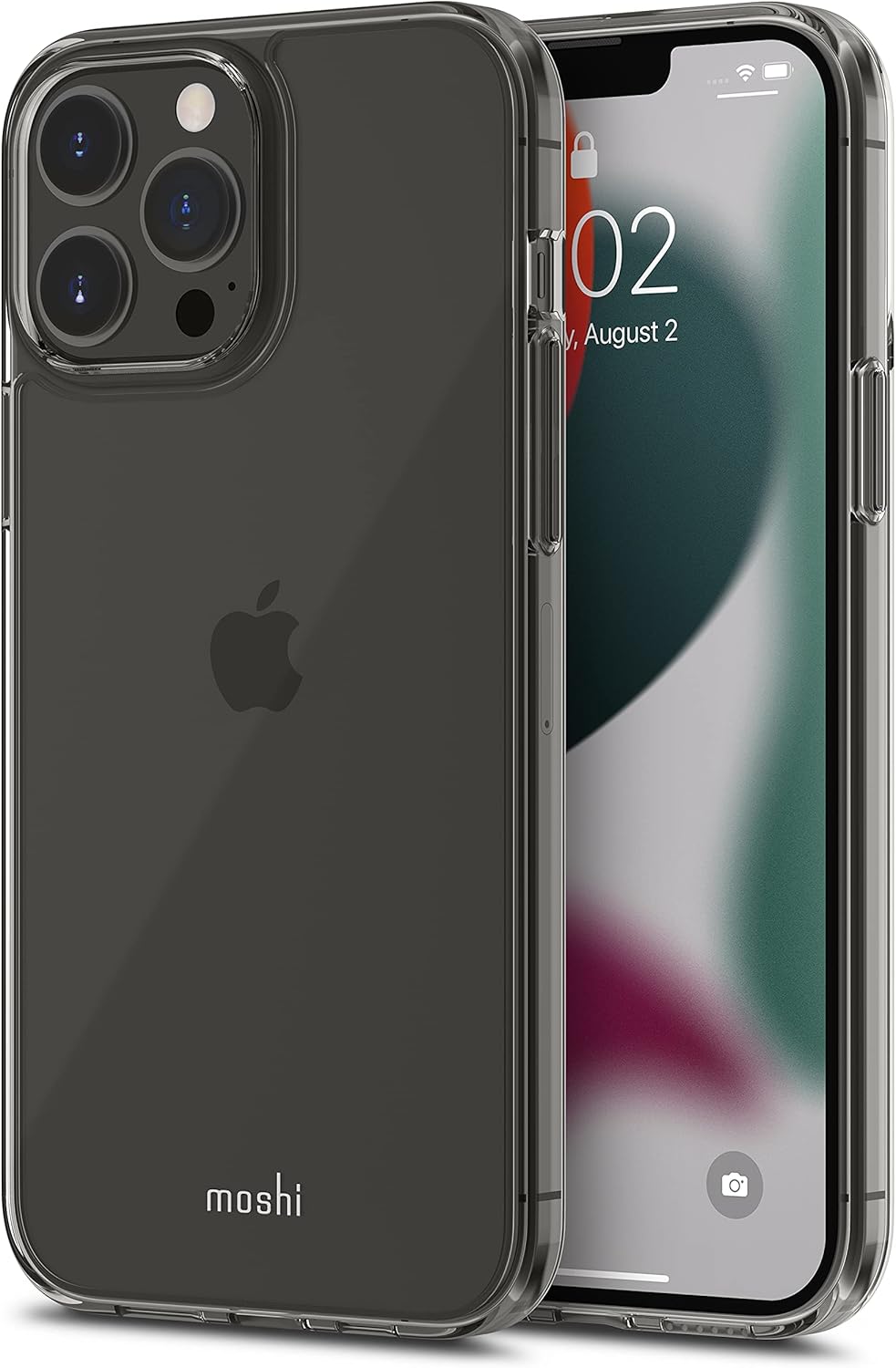 Moshi iGlaze XT Case Compatible with iPhone 13 Pro Max, Military-Grade Drop Protection, Watermark Resistant, BPA Free, Crystal Clear
