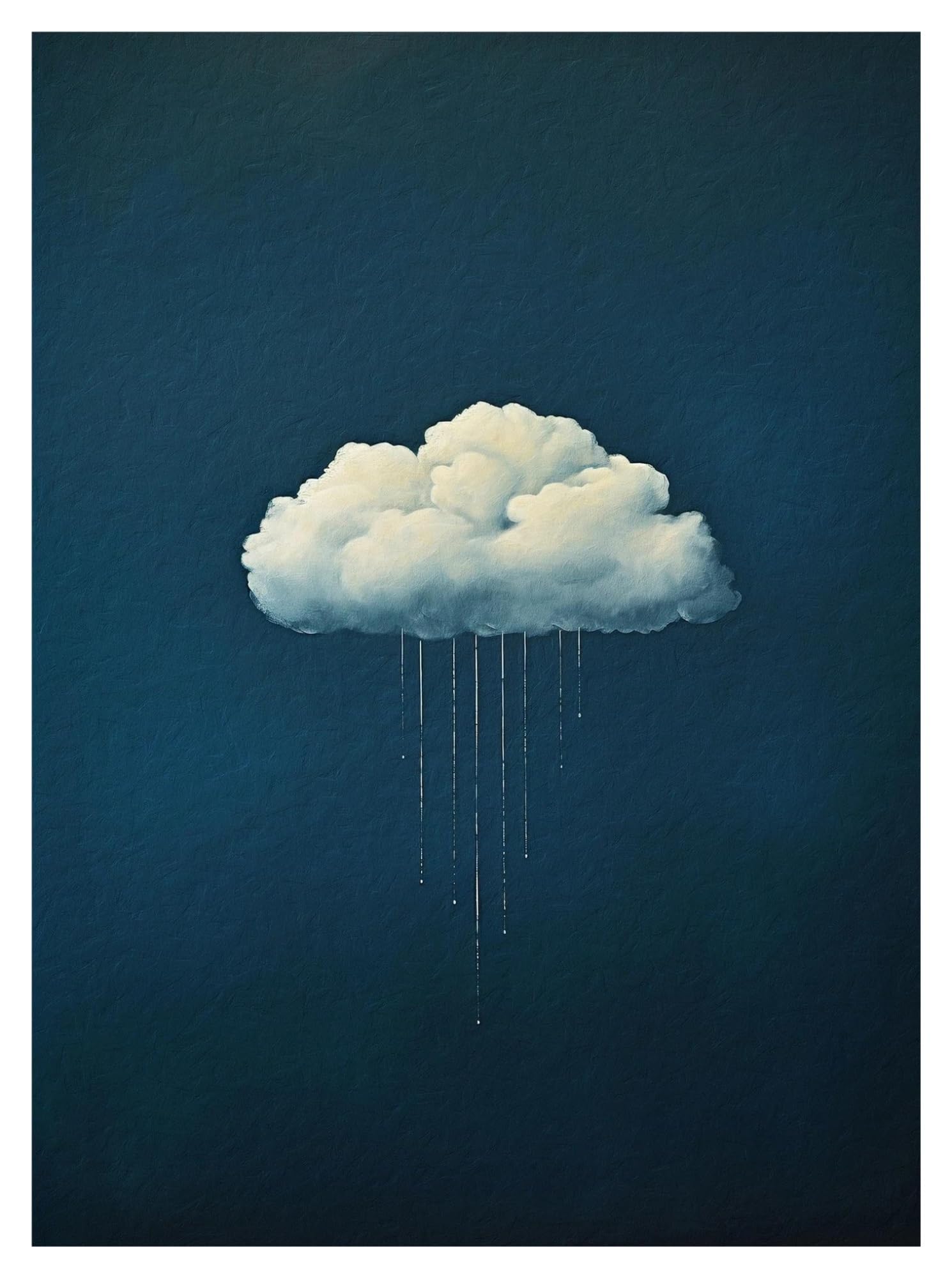 Affiches abstraites nuages déco murale moderne pour salon lumineux