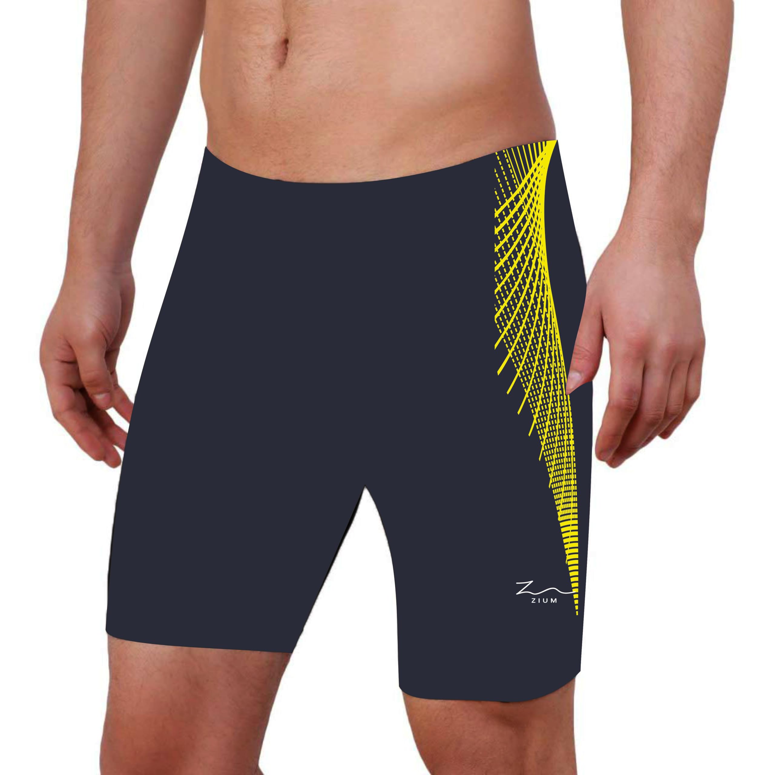 ZIUM Men's Half Tight Shorts Compression Half Tight Shorts Athletic Fit Multi Sports Cycling, Cricket, Football, Badminton, Gym, Fitness Swim Suit for Men (L, grey1_105) 1