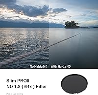 Vista 12 de Haida ND3.0 (1000x) Filter for Camera 10-Stop Slim Pro II Optical Glass Multi-Coated Waterproof Scratch Resistant Neutral Density SLR Photographic