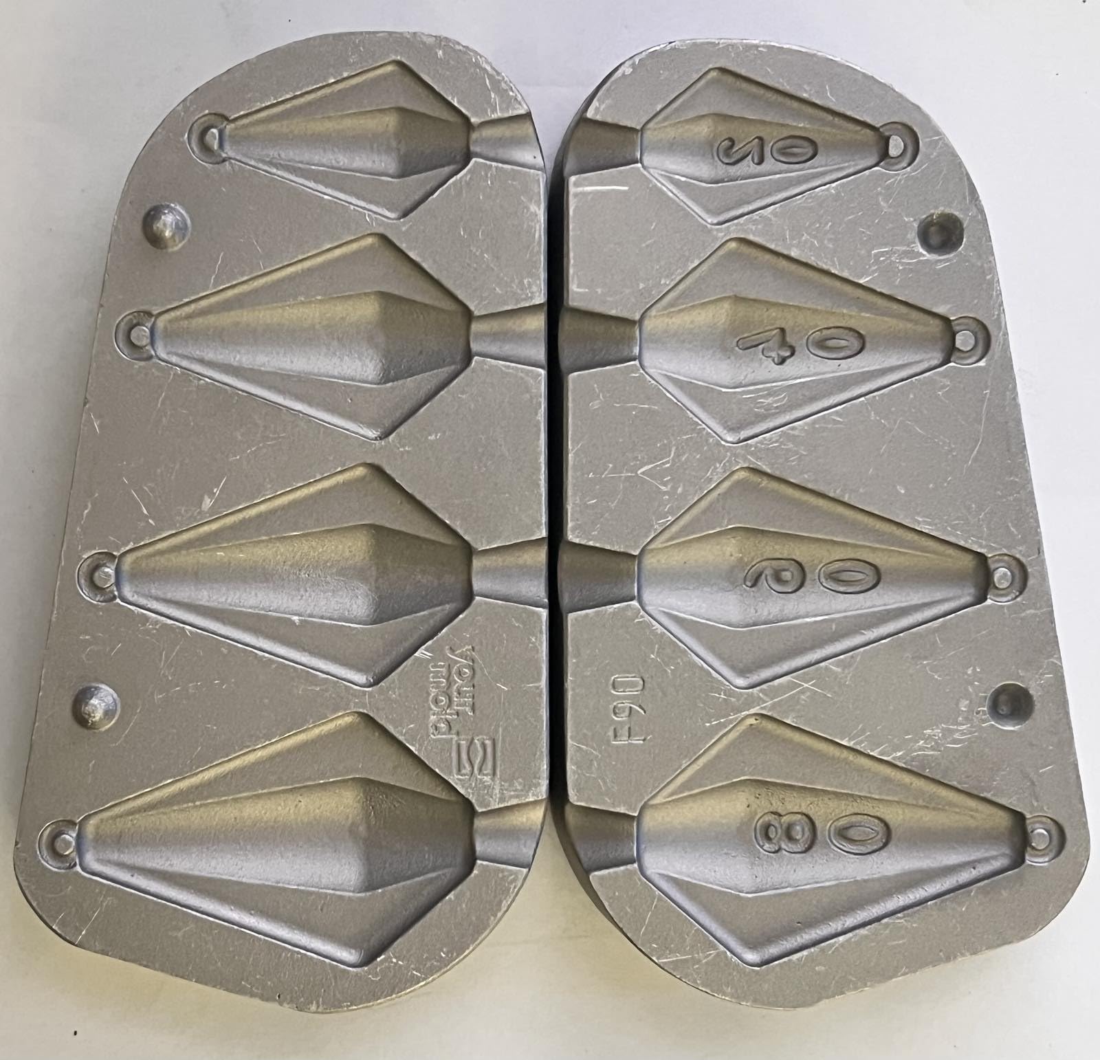 Lift Wing Sinker Moule pour pêche à la carpe et en mer 20-40-60-80 g