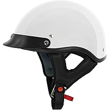 Cruiser Solid Half Face Motorcycle Helmet