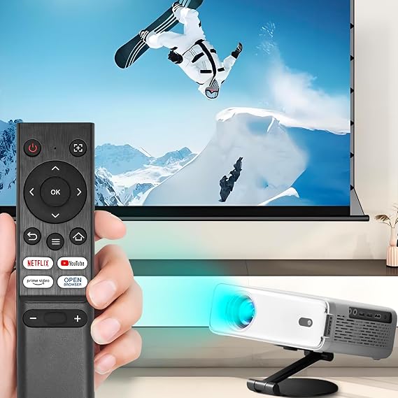Replacement Remote for Mini Projector,Compatible with Aurzen EAZZE D1 Mini Projector.