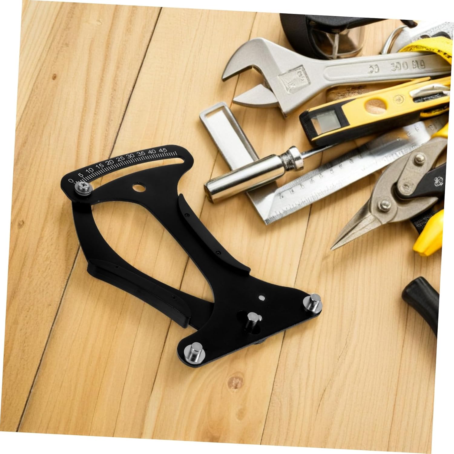 Bicycle tensioner and wrench set Bike wheel repair tool kit with indicator tensiometer Adjustable bicycle repair tools for mountain and road bikes