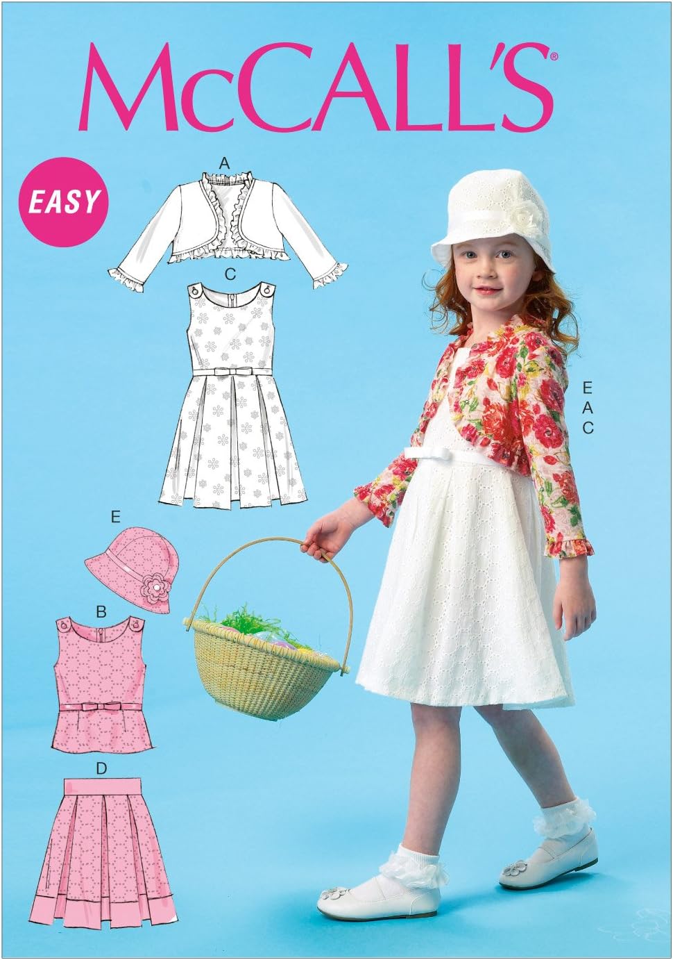The McCall Pattern Company M6914 CDD Child Only Sewing Patterns, Multi-Colour