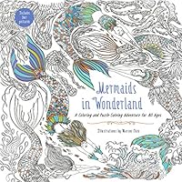 Algopix Similar Product 13 - Mermaids in Wonderland A Coloring and