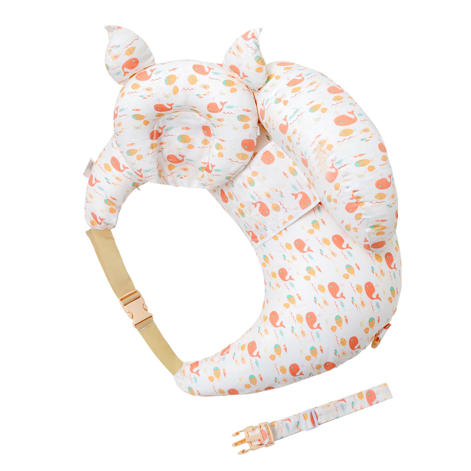 TinyTotsJoy Nursing Pillow for Breastfeeding, Breastfeeding Pillows for More Support for Mom and Baby, with Adjustable Waist Strap