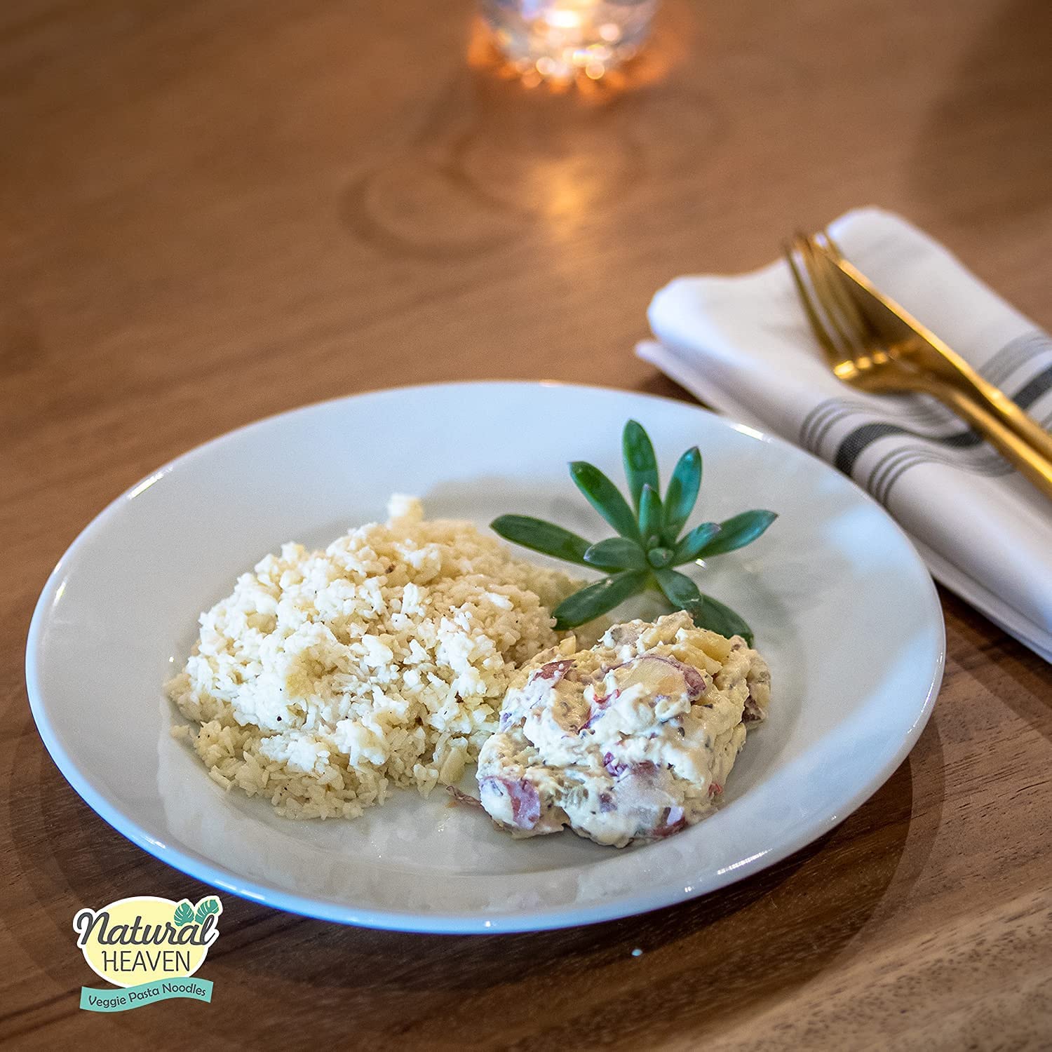 Buy Natural Heaven Rice, Hearts of Palm White Rice (6 Pack), Gluten