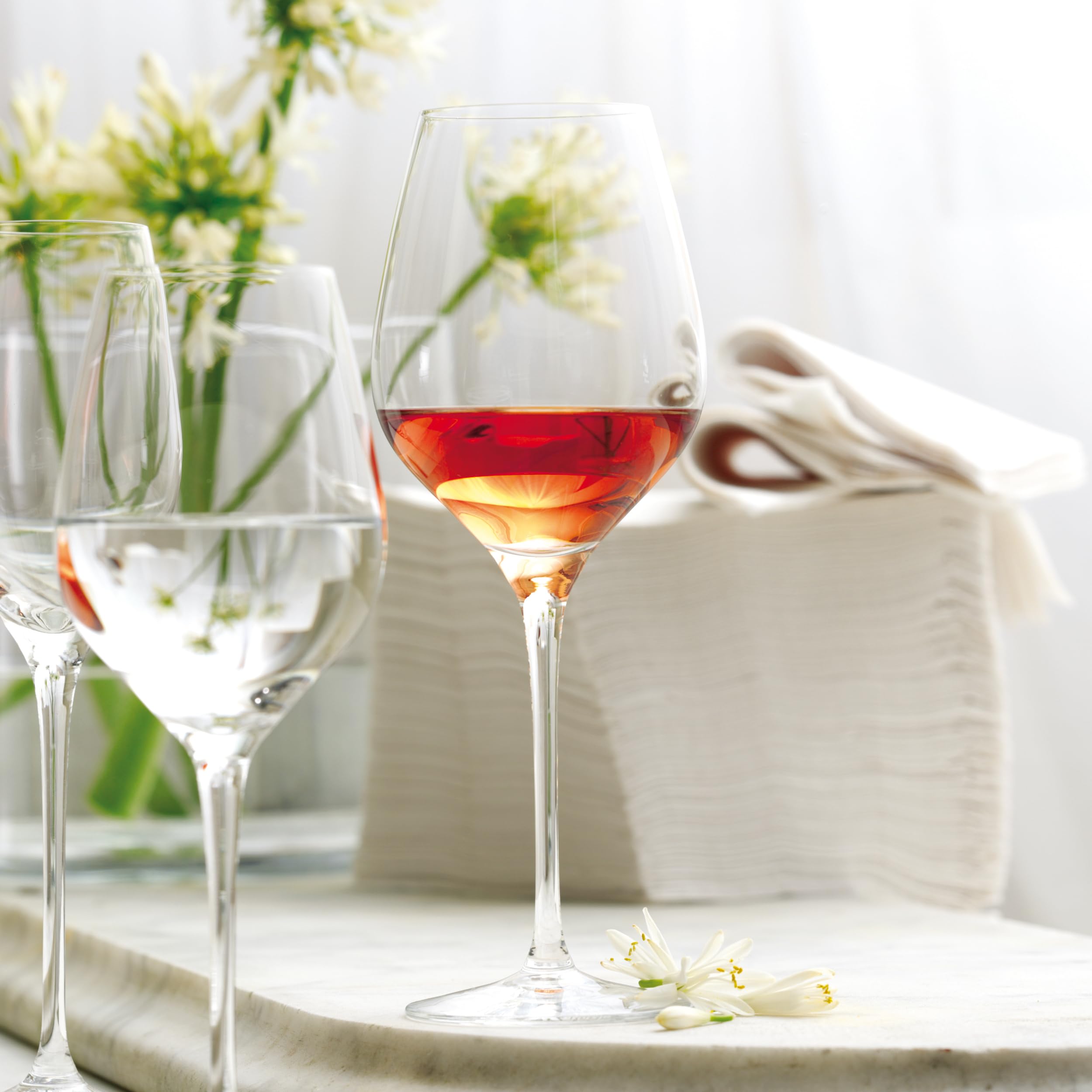 Stölzle Lausitz Calici Universali Exquisit Royal Set di 6, 420 ml – Eleganti Calici in Cristallo per Vini Bianchi, Rosati e Rossi Leggeri – Lavabili in Lavastoviglie, Made in Germany