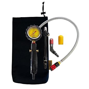 Tire Inflator Gauge Tool - 160 psi Analog Modular VentosoTM - Switch Hitter
