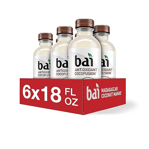 Miniatura 129 de Bai - Puna coco piña - Agua con sabor a coco y piña, bebida con infusión antioxidante, botellas de 18 onzas líquidas, paquete de 6