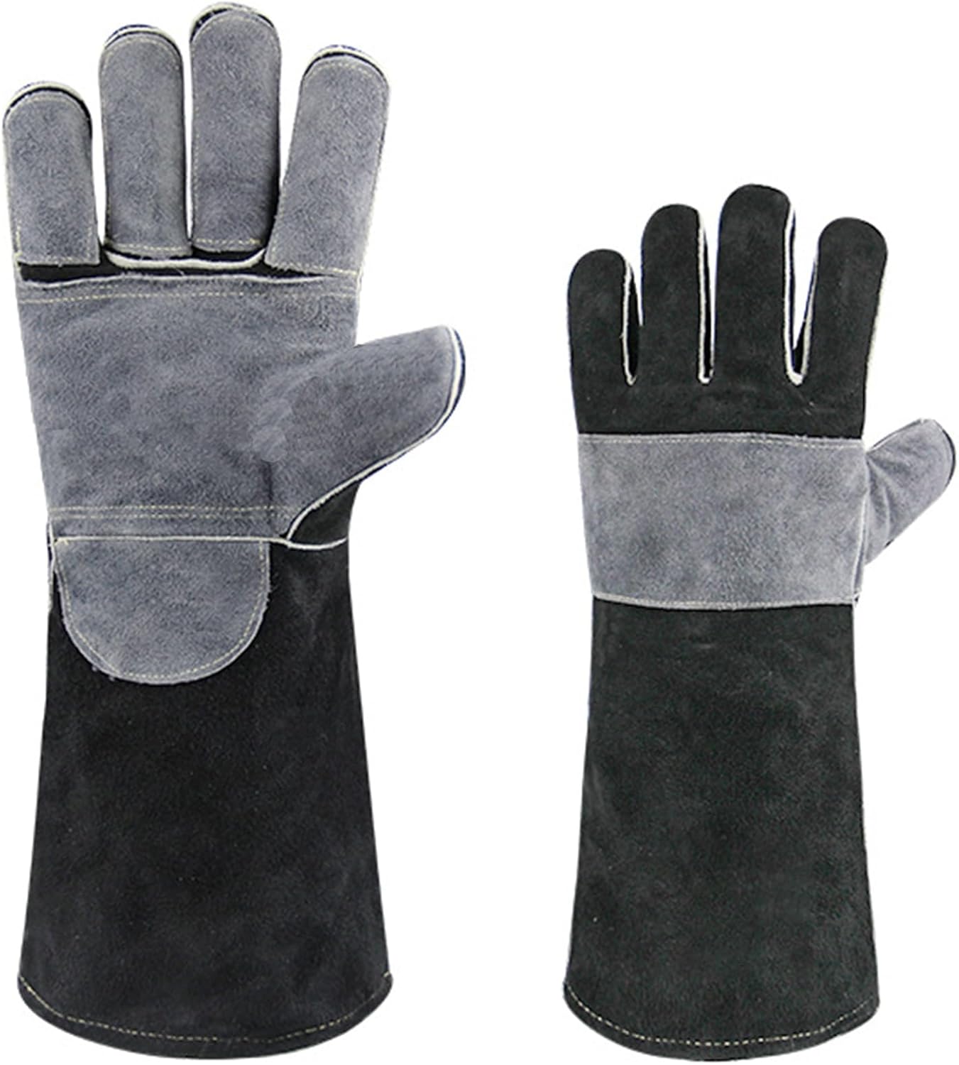 Animal Handling Gloves Bite Proof Reinforced Leather Australia