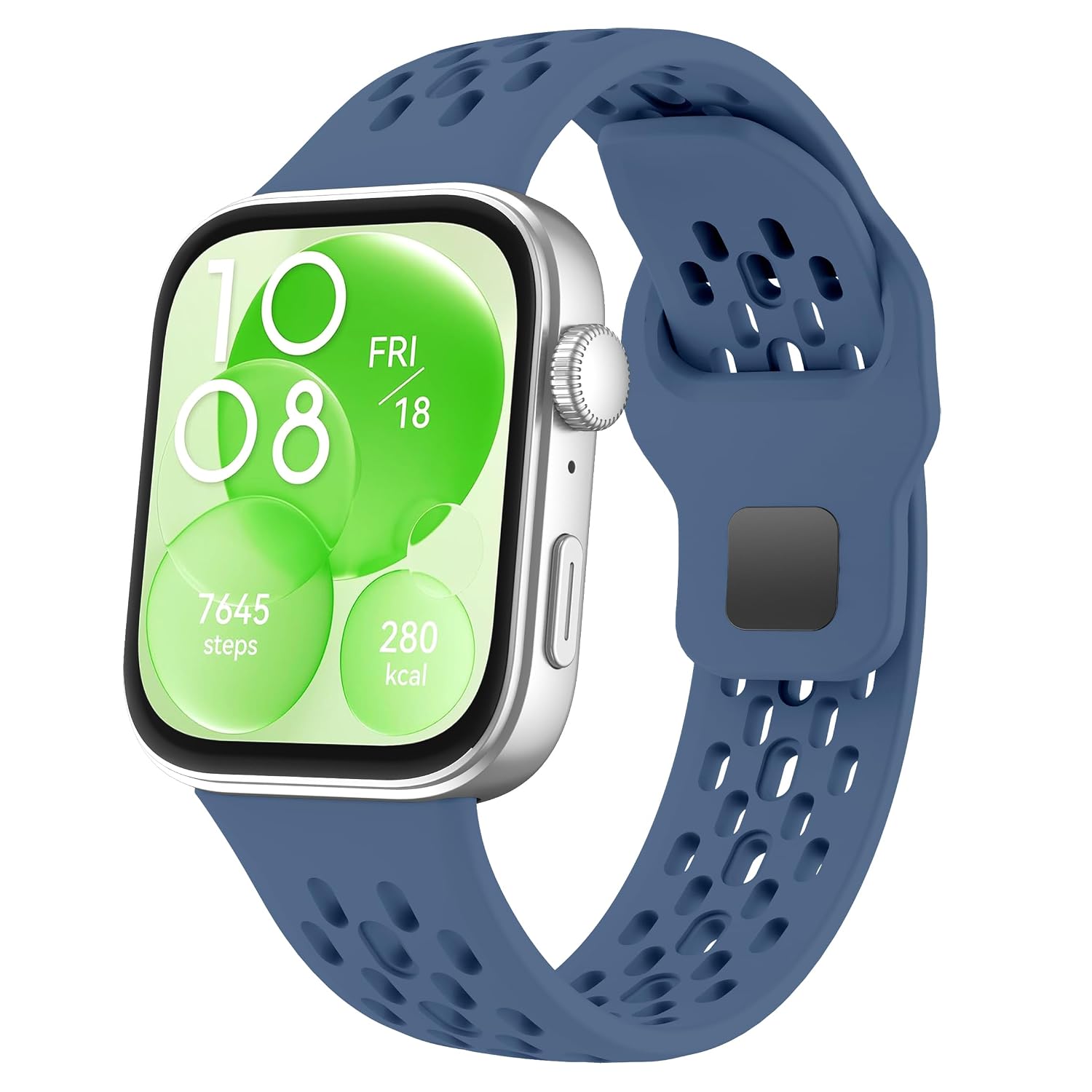 XMUXI Compatible with Huawei Watch Fit 4 Pro Band Silicone Replacement Bands Quick Release Sport Straps for Huawei Watch Fit 3 Strap