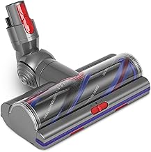 MOPEI High Torque Brush for Dyson V11 Vacuum Cleaner, Anti-Tangle Brush Compatible with V15 V10 V8 V7, Adjustable Airflow, Ideal for Smooth Floors and Carpets