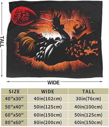 Miniatura 5 de Manta de película de terror, suave manta de felpa súper mullida, ligera, cálida, térmica, acogedora, de forro polar, para todas las estaciones, para