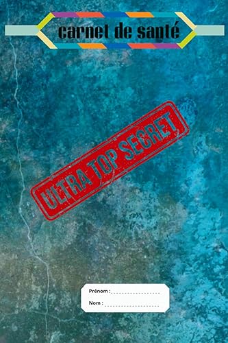 Carnet de santé: carnet de santé personnalisé AMELI avec 6 pages de plus pour noter tous vos prochain RDV, idée cadeau personnalisable grossesse , cadeau naissance original (French Edition)