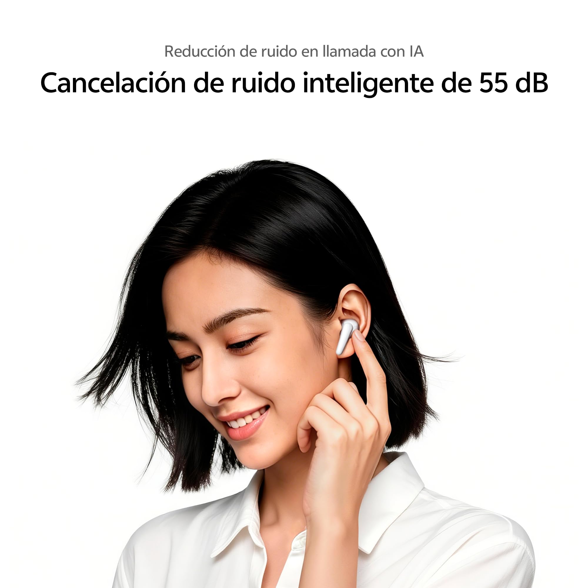 Vivo Buds Pro, Auriculares inalámbricos Bluetooth, cancelación de Ruido adaptativa con IA de 55 dB, duración de la batería de 55 Horas, Audio Espacial, conexión Dual BT 6.1, Resistencia al Agua IP54