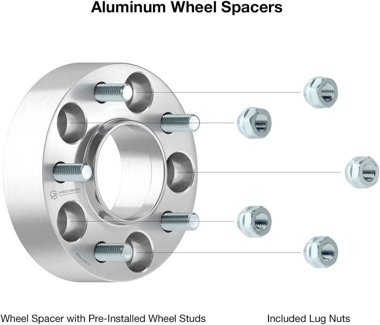 RockTrix - 1.5 inch Hubcentric Wheel Adapters (Changes Bolt Pattern) Converts 5x4.5 to 5x5 (71.5mm Bore, 1/2x20 Studs) Compatible with with Jeep Grand Cherokee Wrangler Liberty - Silver Spacers 4pcs