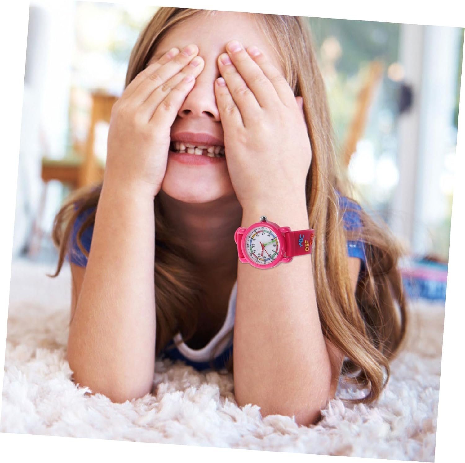 Watch for Cartoon Quartz Timepiece with Precise Timekeeping Portable and Scratch-Resistant Design for Elementary Students and Outdoor Activities