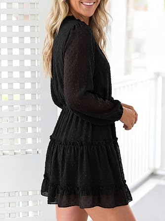 BTFBM Long Sleeve Dress for Women Fall 2026