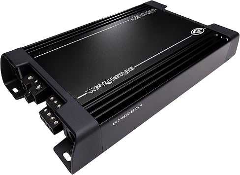 Kicker Warhorse WXA1000.4 4-Channel Amplifier | 450 Watts x 4 at 2-Ohms - 49WXA10004