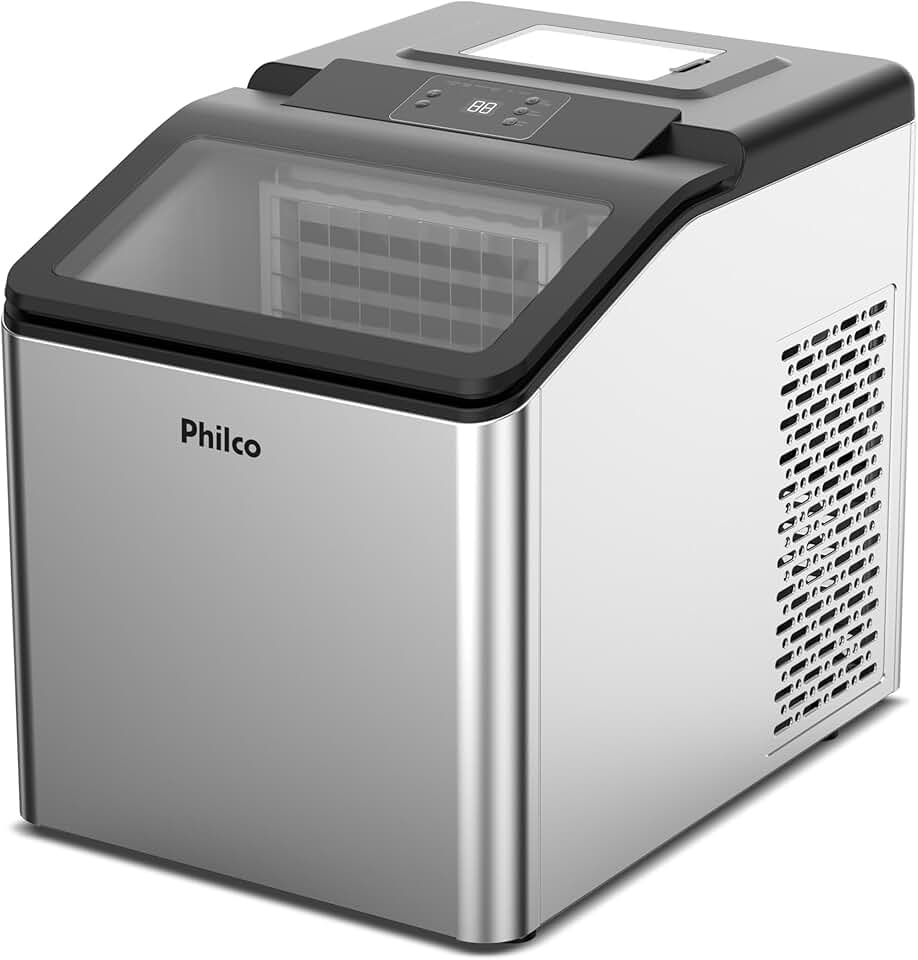Máquina de Gelo Philco PMG35A Revestimento em Inox 127v