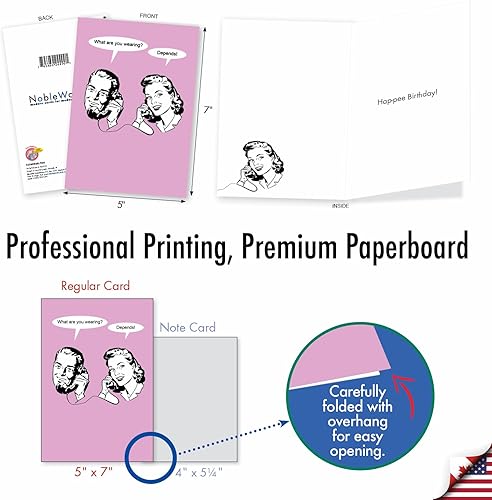 Miniatura 9 de NobleWorks Tarjeta de felicitación de cumpleaños humorística con sobre de 5 x 7 pulgadas (1 tarjeta) Bday Favorite Pharmacy C10069BDG