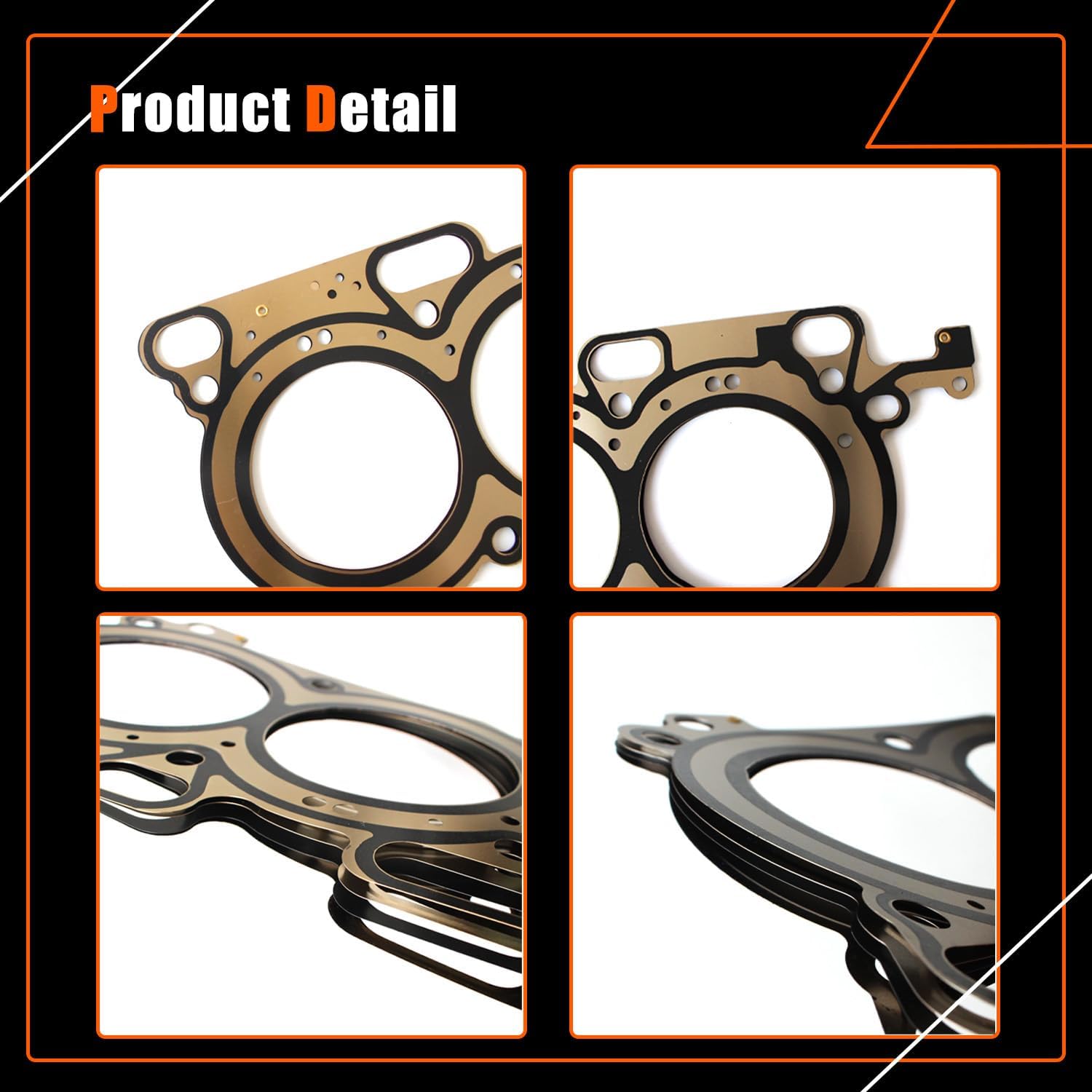 AUCERAMIC Cylinder Head Gasket Fit for 2007-2019 Ford Edge F-150 Explorer Flex Fusion Taurus for Lincoln MKX MKZ for Mazda CX-9 for Mercury Sable